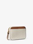 Сумка Michael Michael Kors Jet Set Large Logo Crossbody, белый/коричневый - фото 2
