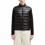 Moncler Утепленный кардиган на молнии с логотипом, Black - фото 5