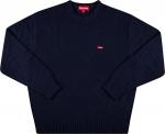 Свитер Supreme Textured Small Box Sweater 'Navy', синий - фото