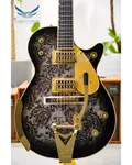 Gretsch Professional G6134TG LTD Paisley Penguin - Черный Пейсли - фото