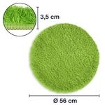 Коврик для ванной WohnDirect Hochflor Badematten Rund, зеленый - фото 2