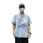 Футболка унисекс MINISO, хаки (Голубое звездное небо) - фото 11