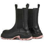 Tata Chelsea Boots Женские Черные, Черные с Красной Подошвой - фото 4