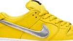 Лимитированные кроссовки Nike Diamond Supply Co. x Dunk Low Pro SB 'Canary Diamond', желтый - фото 3