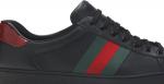 Кроссовки Gucci Ace Leather Black, черный - фото 3