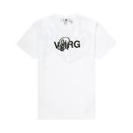 Футболка Off-White x Katsu Short-Sleeve Slim Tee 'White/Black', белый - фото