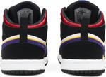 Кроссовки Jordan 1 Mid SE TD Black Field Purple, черный - фото 6
