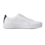 Кроссовки carina leather 'white black rosewater' Puma, белый - фото 2