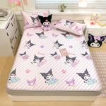 Покрывало Ice Silk Mat Sanrio, Fitted Sheet - Striped Culomie - фото 10