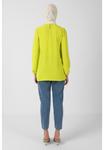 Блуза REFKA CASUAL Modanisa, неоновый желтый - фото 5