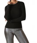 Топ Stella с камнями в черном цвете FLYING TOMATO - фото