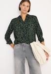 Блуза Cecil GEMUSTERTE, Grün/Dark Green - фото