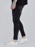 Узкие джинсы SikSilk, Black - фото 4