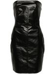 Rick Owens платье-бюстье мини, черный - фото