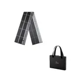 JAGUAR Вязаный шарф унисекс, Black Gray - фото