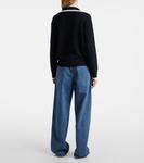 Кашемировый свитер Jardin des Orangers, Navy White - фото 3