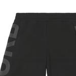 Хлопковые шорты с логотипом Burberry, черные, цвет Black - фото 5