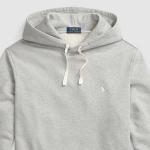 Поло пони хлопковый худи Polo Ralph Lauren, серый - фото 7