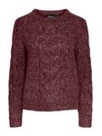 Свитер PIECES PCNina, Wine Red - фото