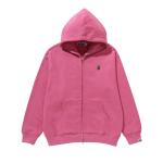 Худи BAPE Metal One Point Full Zip Hoodie, Pink - фото