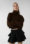 Джемпер Stradivarius Jumper, Dark Brown - фото