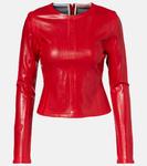 Кроп-топ Acne Studios, Red/Red - фото