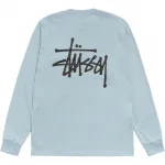 Футболка с длинным рукавом Basic Stussy, синий - фото 5