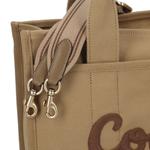 Сумочка COACH CARGO TOTE BAG, Brown/Light brown - фото 4