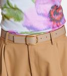 Кожаный ремень Loewe, Clay/Gold - фото 2