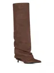 Ботильоны с драпировкой Le Silla, коричневый - фото 2