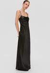 Платье макси MIT DETAIL QS, черный - фото 2