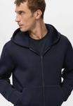 Толстовка Mango Zip-up sweatshirt, Navy/Royal Blue - фото 4