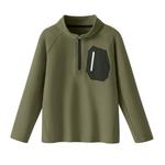 Детский свитшот Disney, Solid Color Army Green - фото