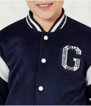 Бомбер Loose fit Guess, синий - фото 4