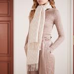 Футболка с бахромой и принтом FENDI - фото