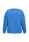 Толстовка ONLY Carmakoma CARSOFIA WORD O-NECK, Campanula/Light Blue - фото 7