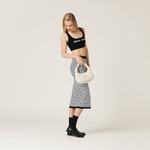 Вискозный топ Miu Miu, черный - фото 2