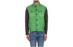 Жилет мужской зеленый Moncler - фото