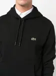 Худи с нашивкой-логотипом Lacoste, черный - фото 5