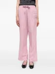 Брюки в полоску GANNI, розовый - фото 3