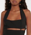 Мини-платье из шерсти La Robe Limao Jacquemus, черный - фото 4