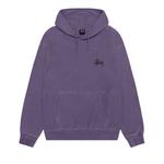 Худи Stussy Basic Hoodie Pigment Dyed, Grape - фото