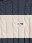 Свитер Polo Club, Navy/Wool White - фото 3