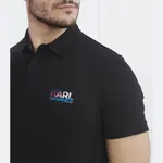 Рубашка поло стандартного кроя Karl Lagerfeld, черный - фото 4