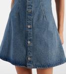 Джинсовое платье-рубашка Ami De Cœur Ami Paris, Used Blue - фото 5