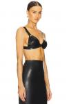 Латексный бюстгальтер Bluebella, черный - фото 2