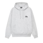 Худи Stussy Basic Hoodie, серый - фото