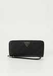 Кошелек Guess CRESIDIA, Black Logo/Black - фото