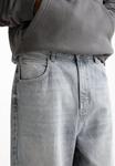Джинсы свободного кроя BAGGY PULL&BEAR, серый - фото 2