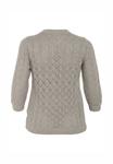 Джемпер Kaffe Curve Jumper, Elephant Skin/Light Grey - фото 6